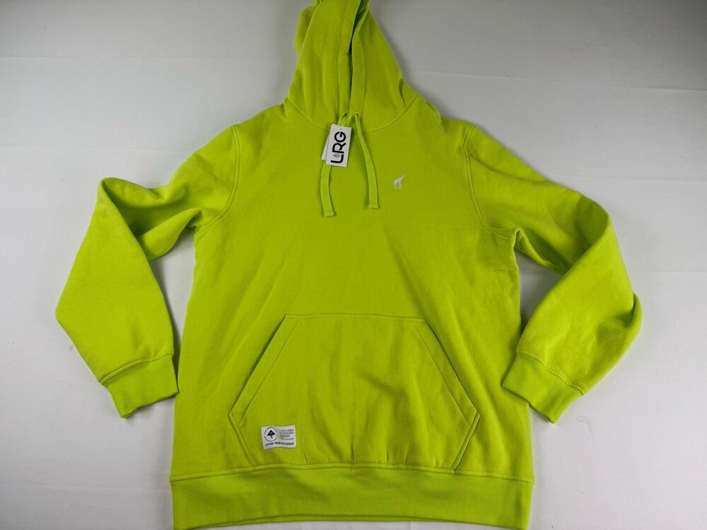 LRG Pullover Hoodie Medium Neon Yellow